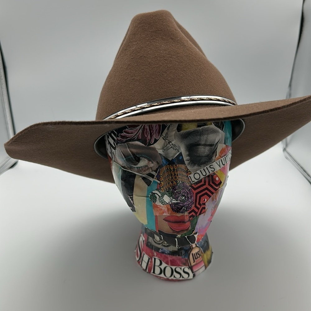 Renegade Brown Wool Cowboy Hat SzM